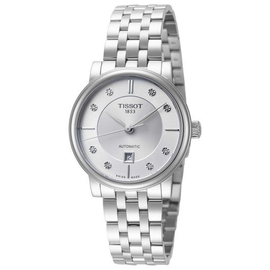Front view of Tissot Carson Women's Automatic Watch T1222071103600