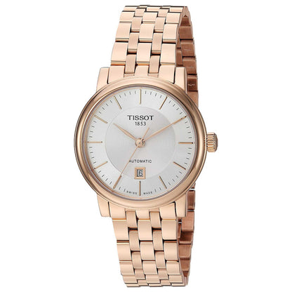Front view of Tissot Carson Women's Automatic Watch T1222073303100