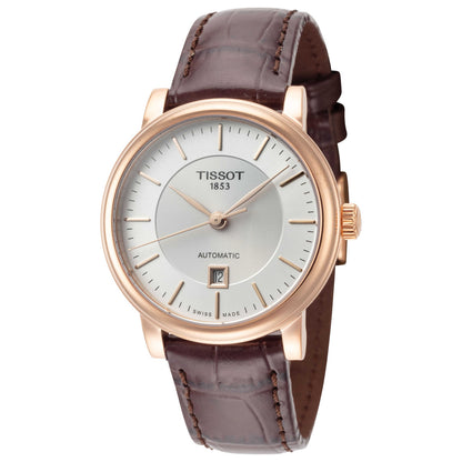 Front view of Tissot Carson Women's Automatic Watch T1222073603100