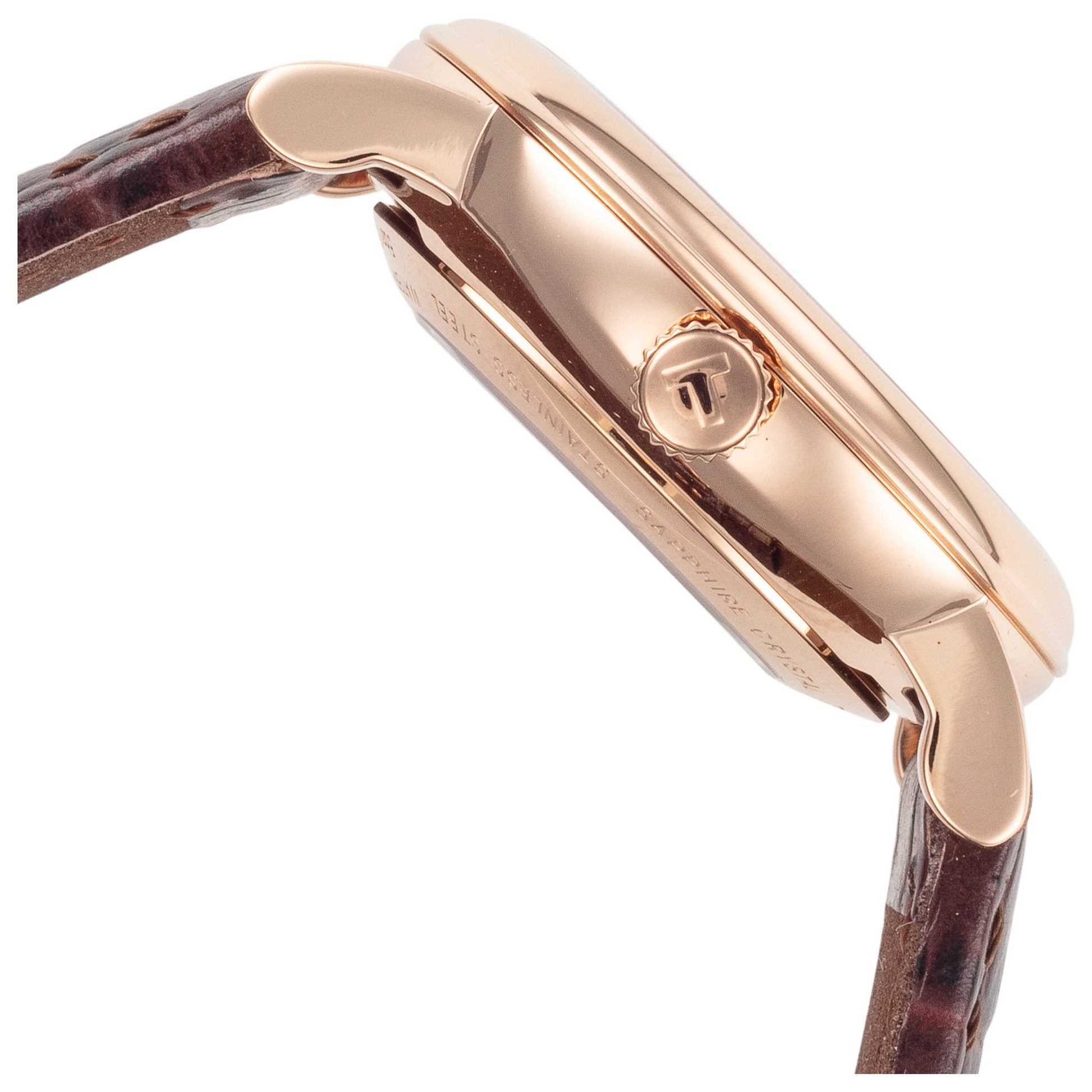 Right view of Tissot T-Classic Women's Automatic Watch T1222073603300