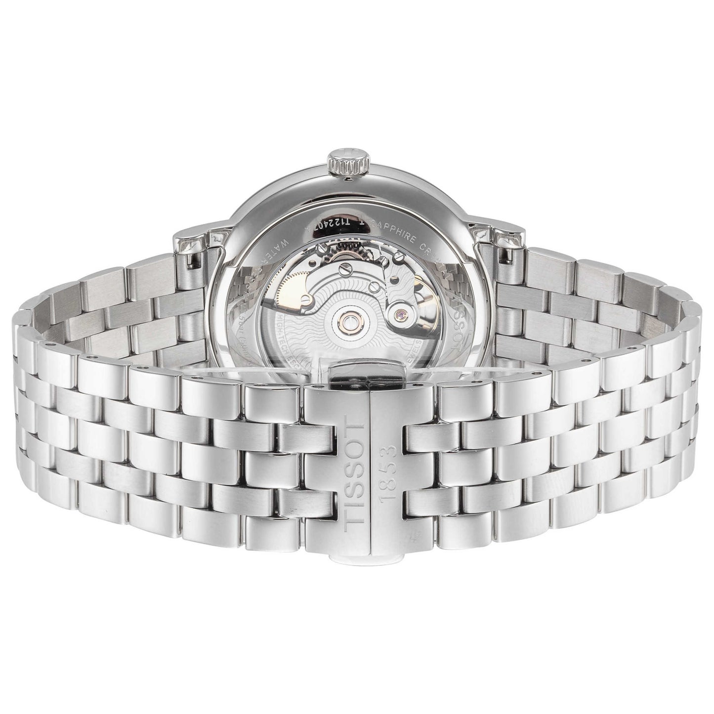 Back view of Tissot Carson Men's Automatic Watch T1224071103100