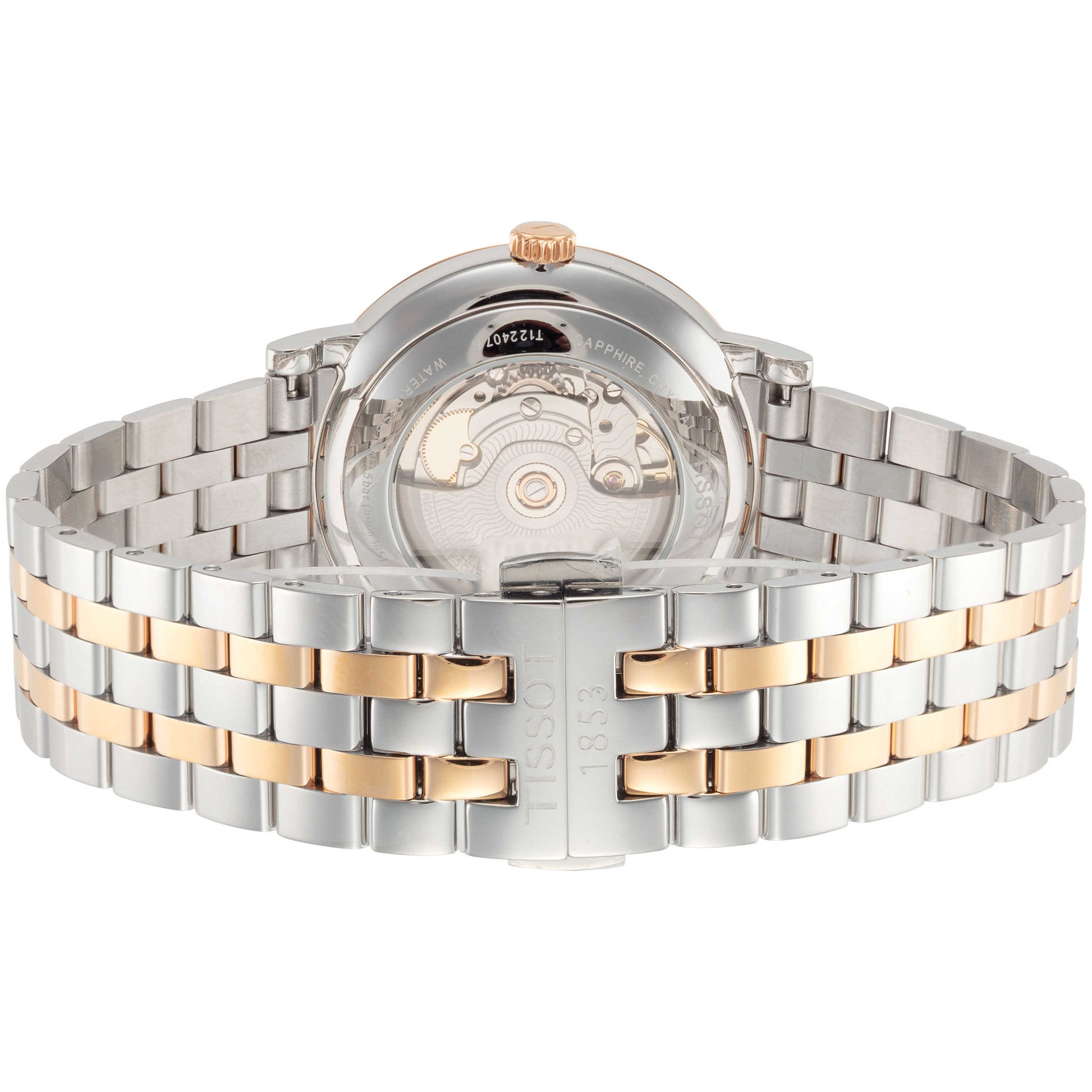 Back view of Tissot Carson Men's Automatic Watch T1224072203101