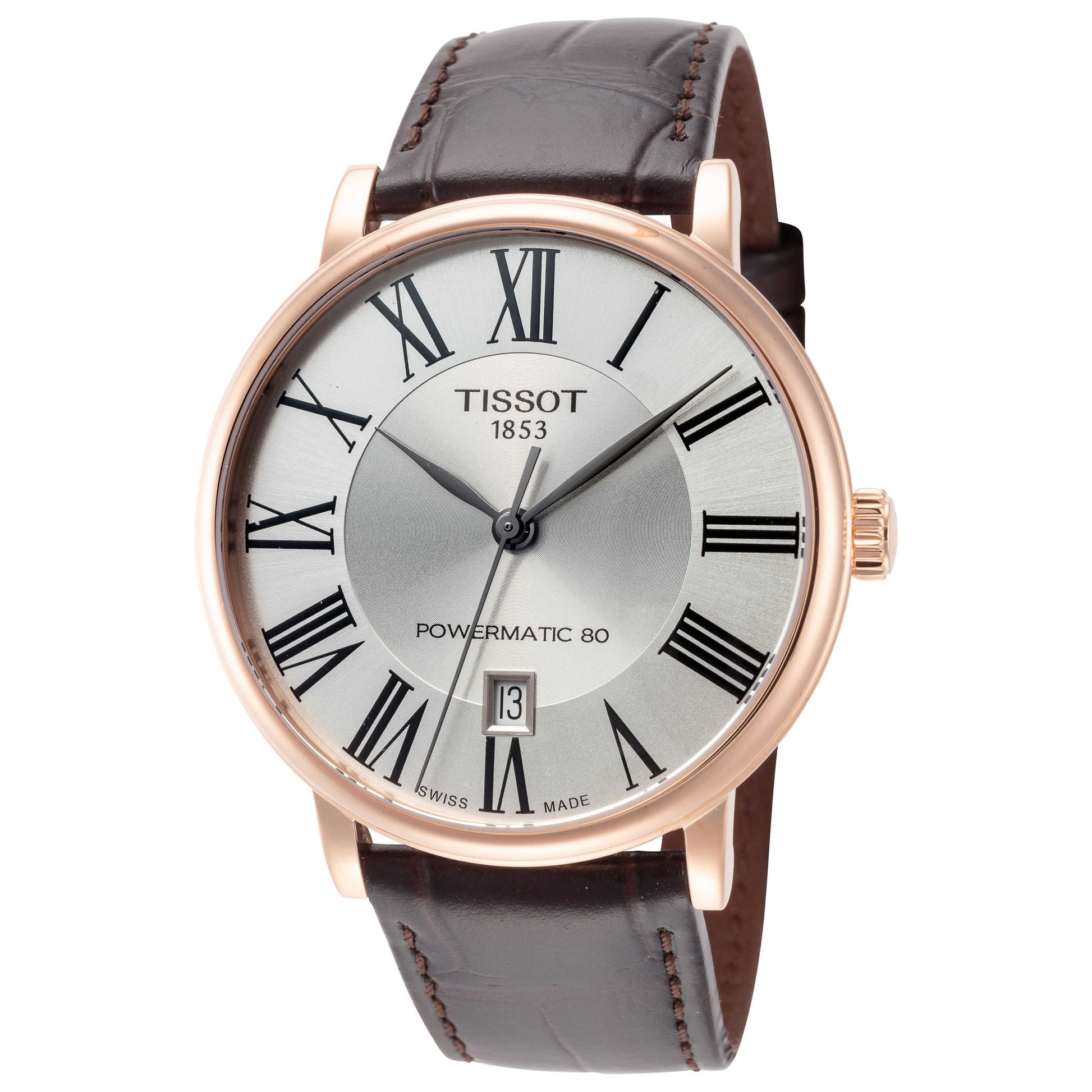 Front view of Tissot Carson Men's Automatic Watch T1224073603300