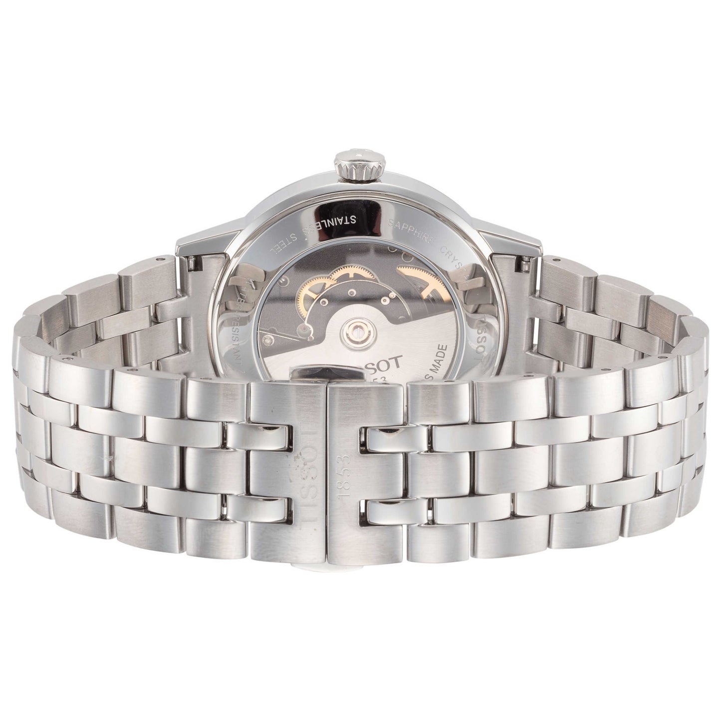 Back view of Tissot Classic Men's Automatic Watch T1294071103100