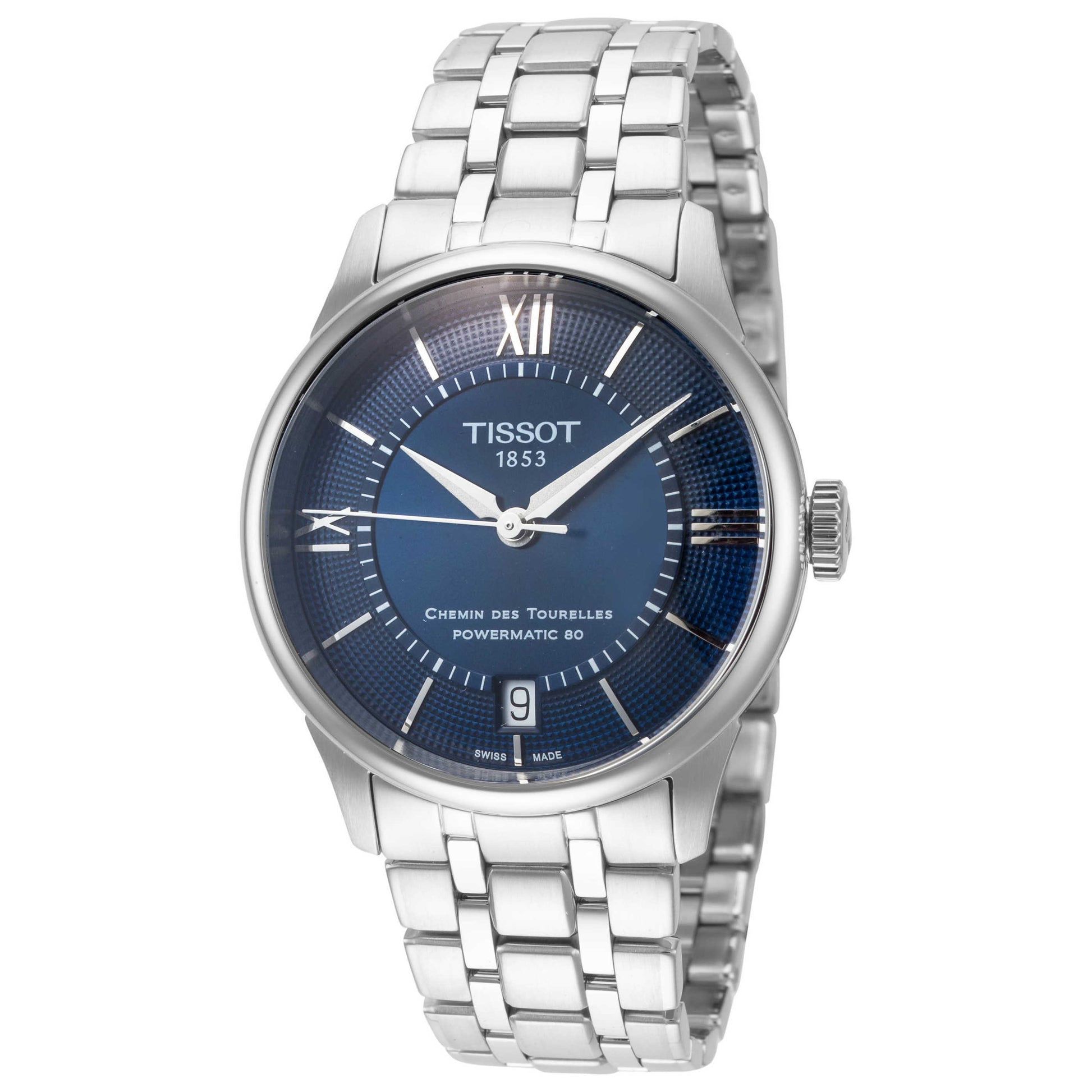 Front view of Tissot Chemin des Tourelles Women's Automatic Watch T1392071104800