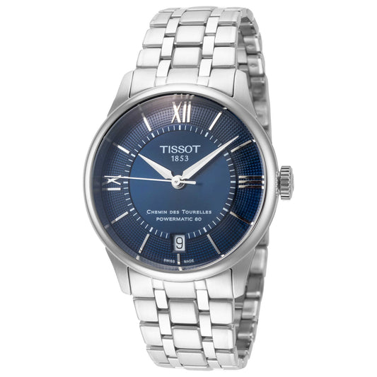 Front view of Tissot Chemin des Tourelles Women's Automatic Watch T1392071104800