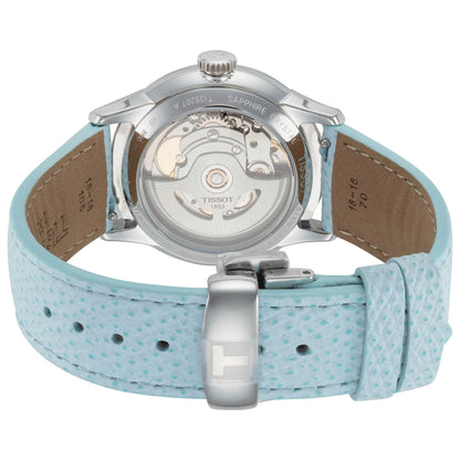 Back view of Tissot Chemin des Tourelles Women's Automatic Watch T1392071601100