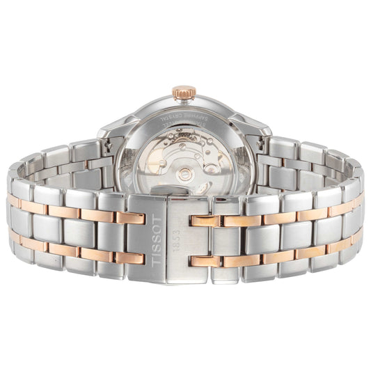 Back view of Tissot Chemin des Tourelles Men's Automatic Watch T1398072203800