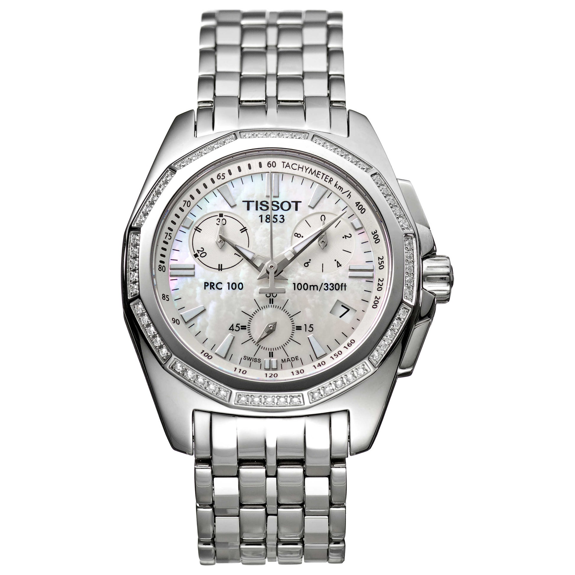 Front view of Tissot PRC 100 Women's Quartz Watch T22148621