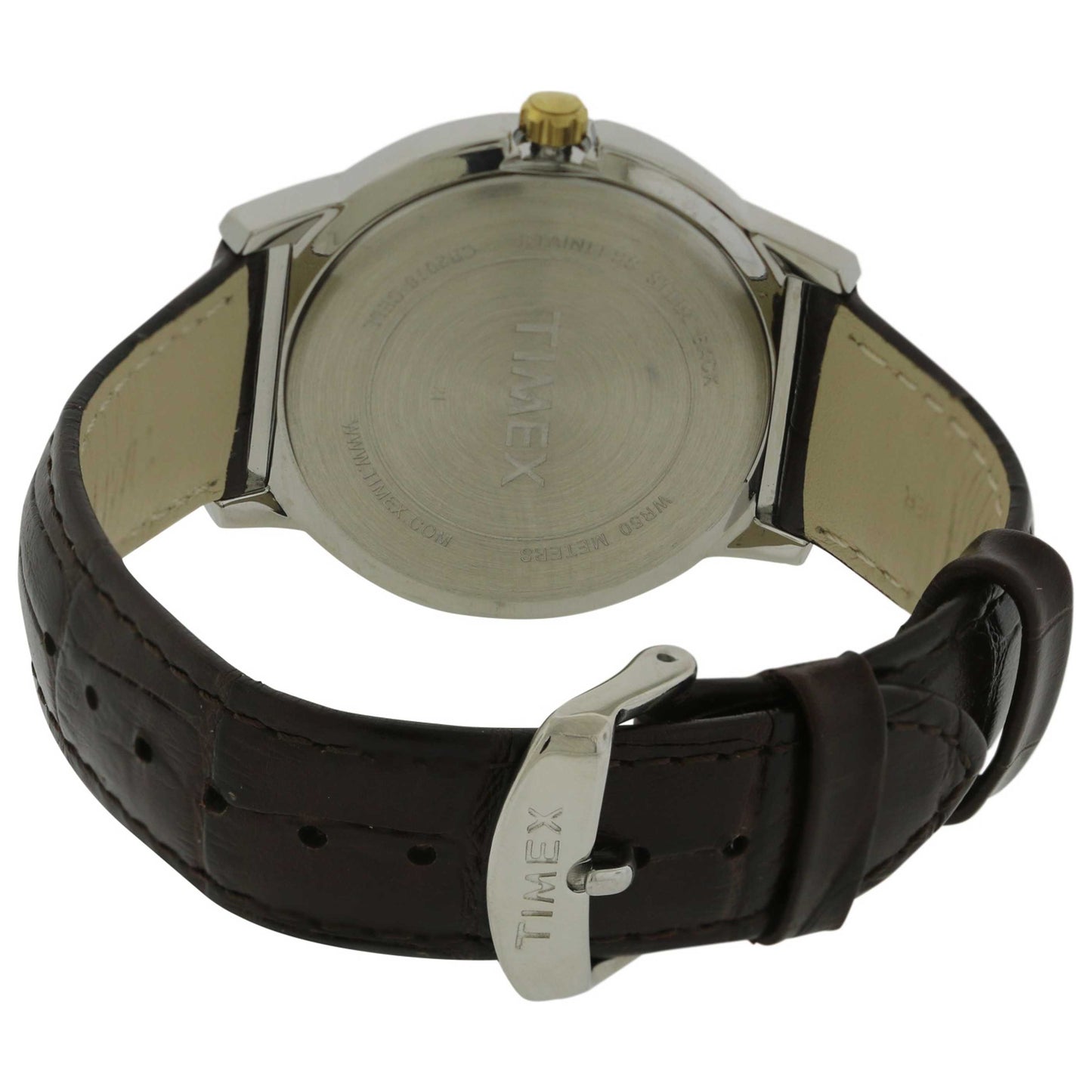 Timex Leather Men's Quartz Watch T2P521 - Image #2