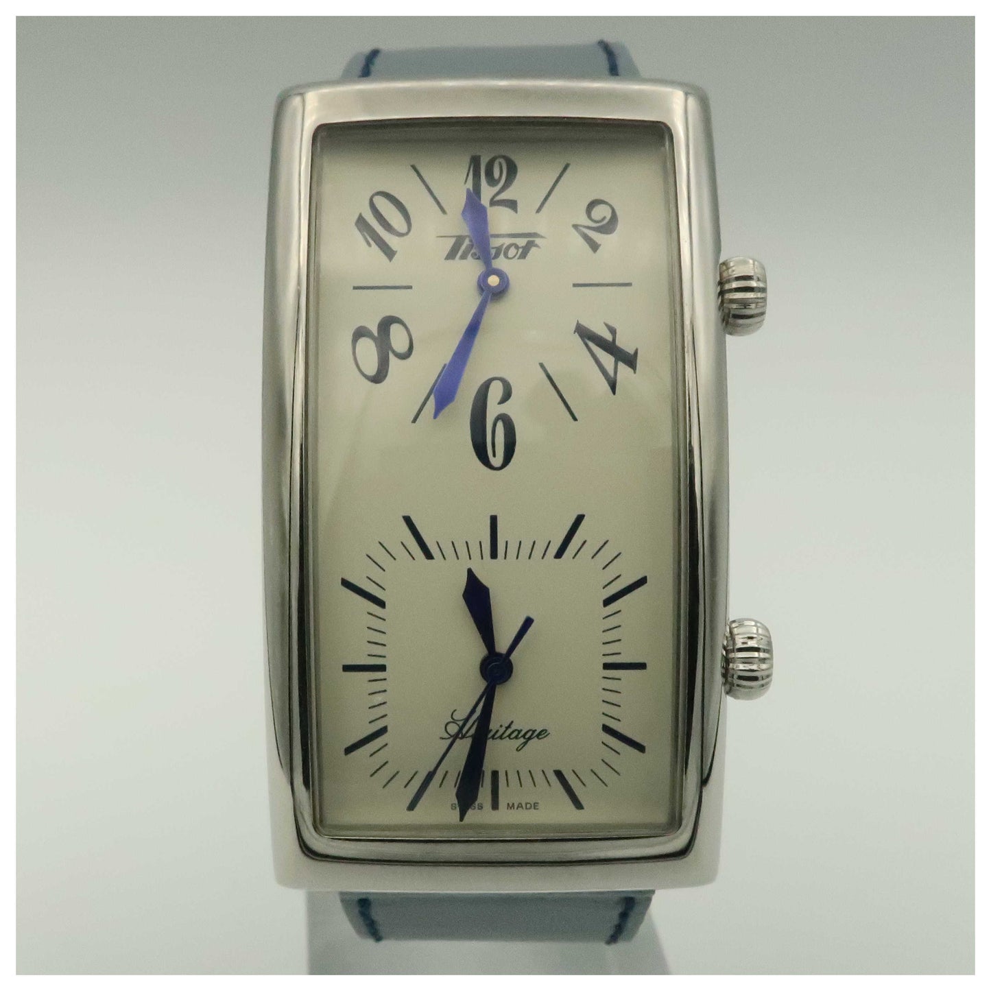 Front view of Tissot Heritage Men's Swiss Quartz (Battery-Powered) Watch T56162379-PO