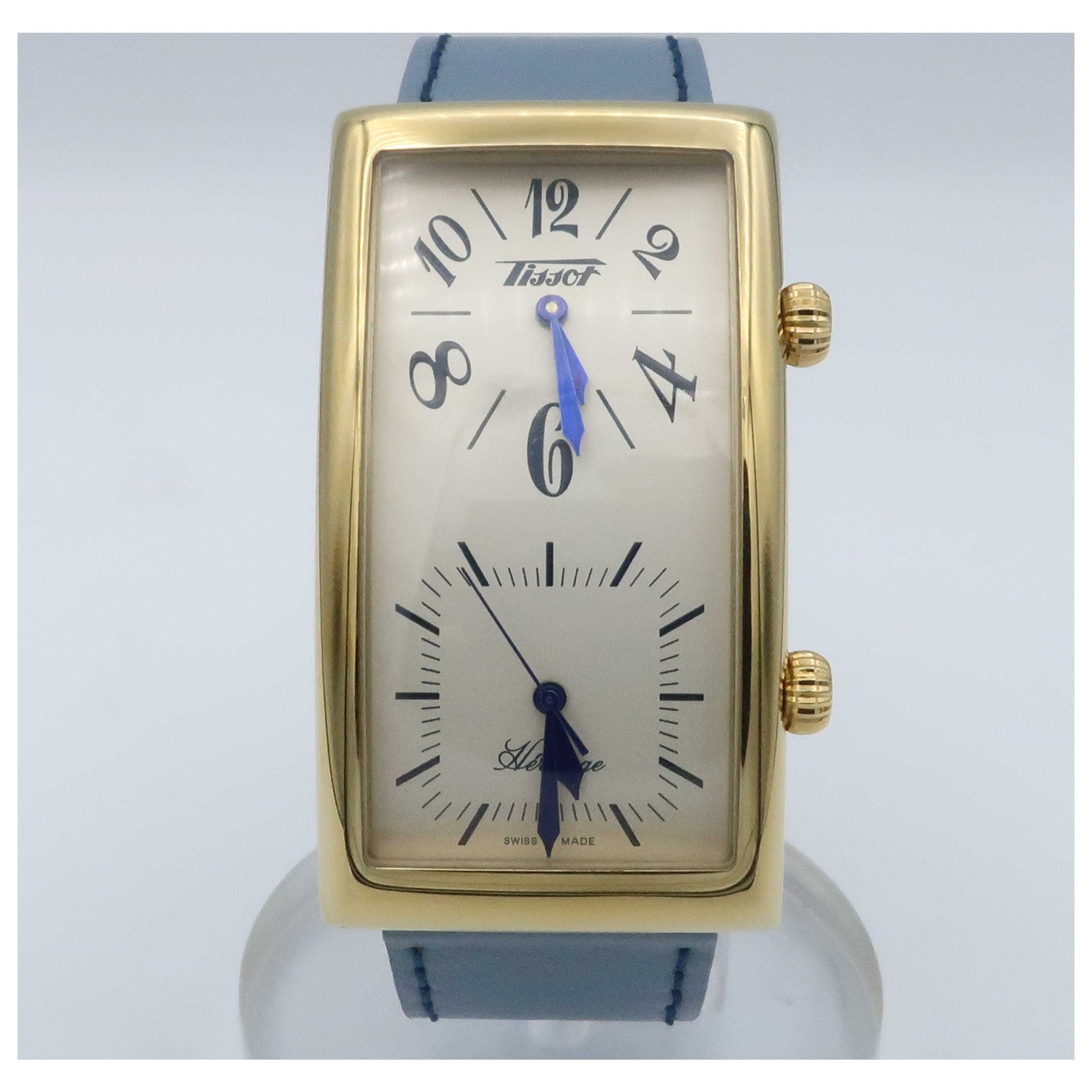Front view of Tissot Heritage Men's Swiss Quartz (Battery-Powered) Watch T56562339-PO