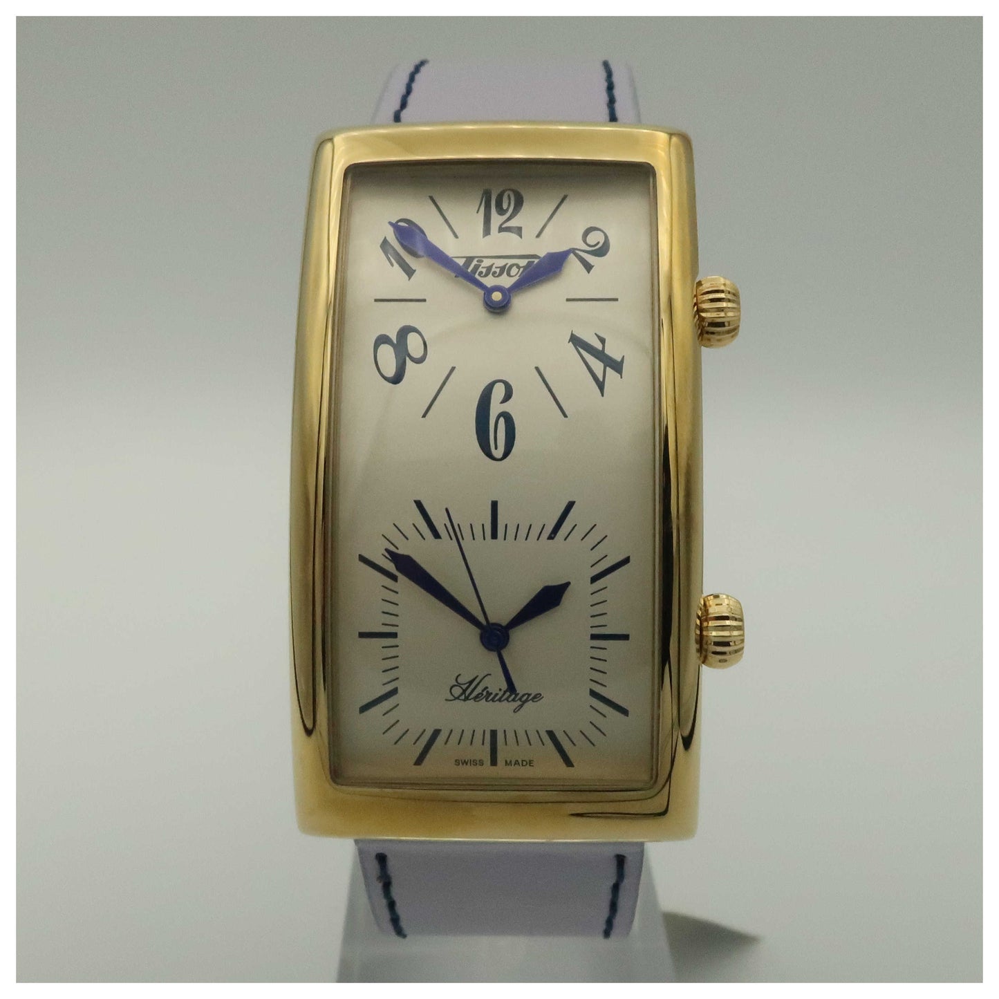 Front view of Tissot Heritage Women's Swiss Quartz (Battery-Powered) Watch T56569339-SDV