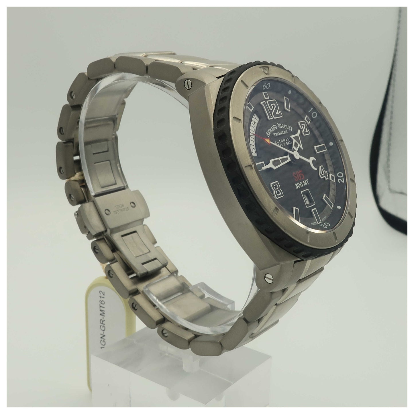 Armand Nicolet S05 Men's Automatic Watch T610AGN-GR-MT612-PO - Image #3