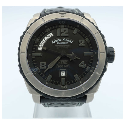 Front view of Armand Nicolet S05 Men's Automatic Watch T610AGN-NRP160NG4-SD