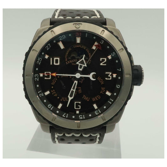 Front view of Armand Nicolet S05 Men's Automatic Watch T612A-NS-P160MR4-SD