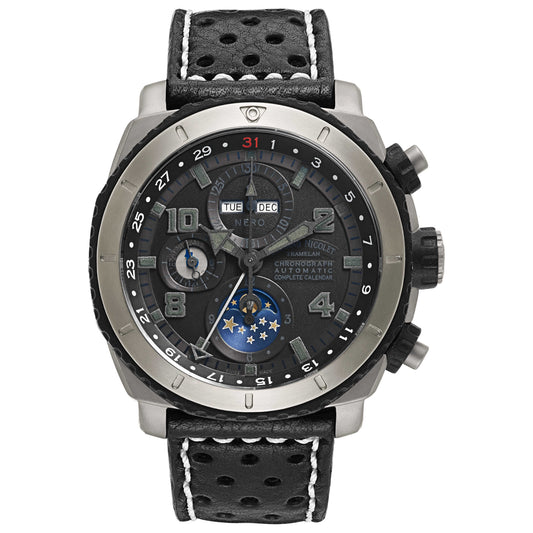 Front view of Armand Nicolet S05 Men's Automatic Watch T614A-NN-P160NR4