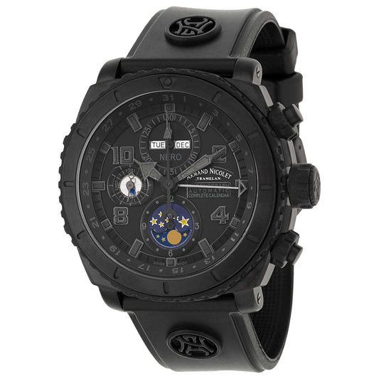 Front view of Armand Nicolet S05 Men's Automatic Watch T614AQN-NR-G9610