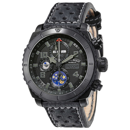 Front view of Armand Nicolet S05 Men's Automatic Watch T614AQN-NR-P160NG4