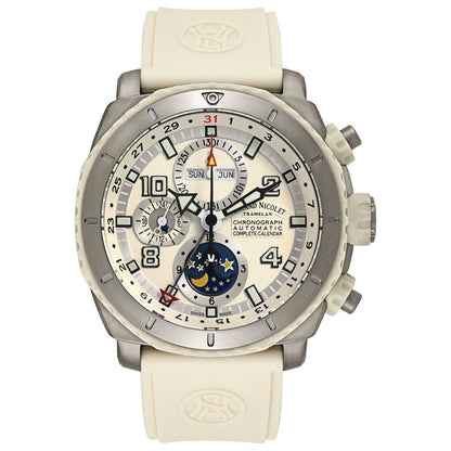 Front view of Armand Nicolet S05 Men's Automatic Watch T614B-AG-G9610
