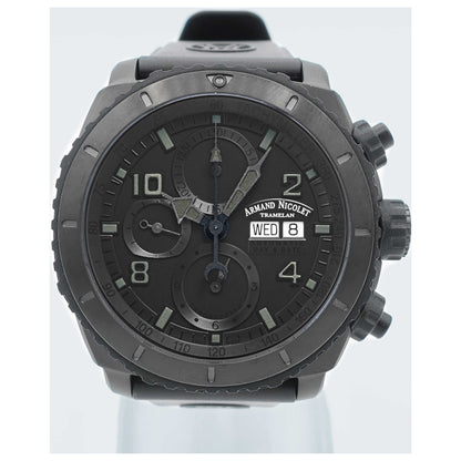 Front view of Armand Nicolet S05 Men's Automatic Watch T616N-NR-G9610-SD