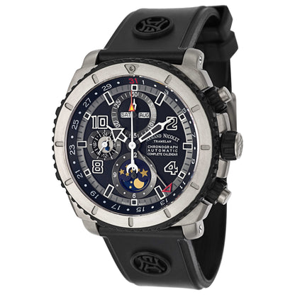 Front view of Armand Nicolet S05 Men's Automatic Watch T618A-GR-G9610