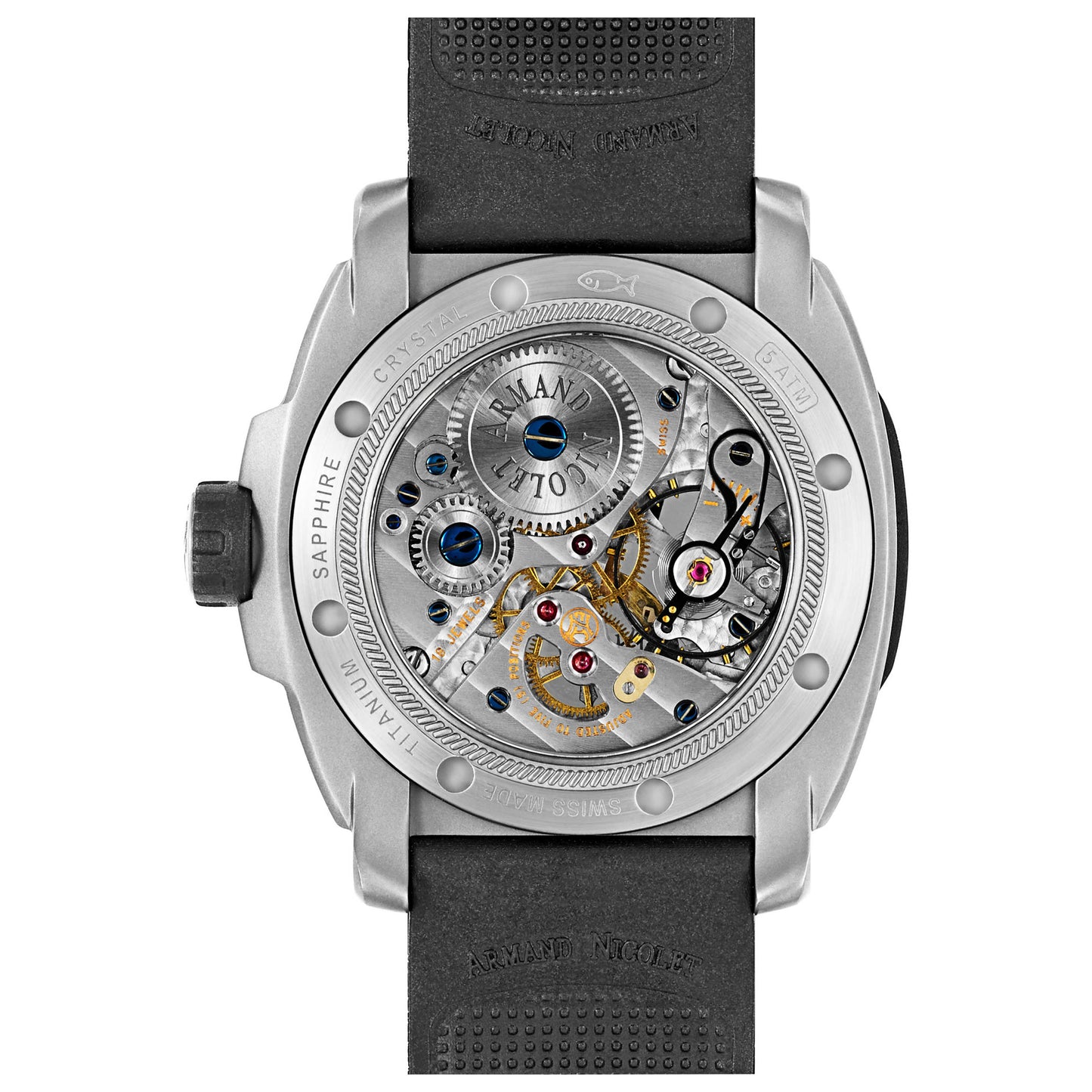 Armand Nicolet L09 Men's Manual-Wind Watch T619A-AG-G9610 - Image #2