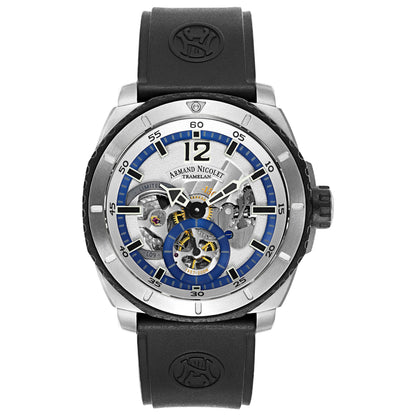Front view of Armand Nicolet L09 Men's Manual-Wind Watch T619A-AG-G9610