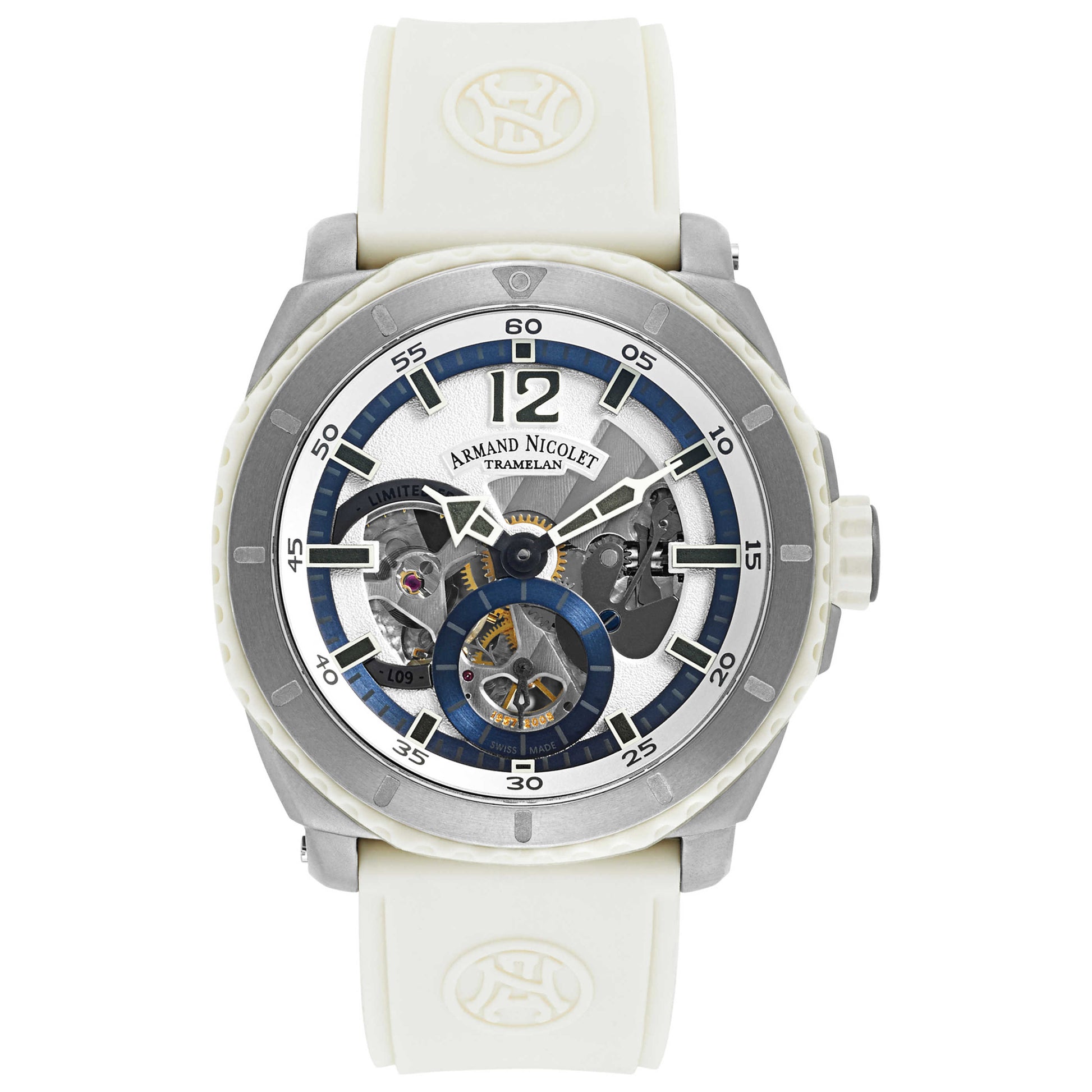 Front view of Armand Nicolet L09 Men's Manual-Wind Watch T619AGB-AG-G9610B