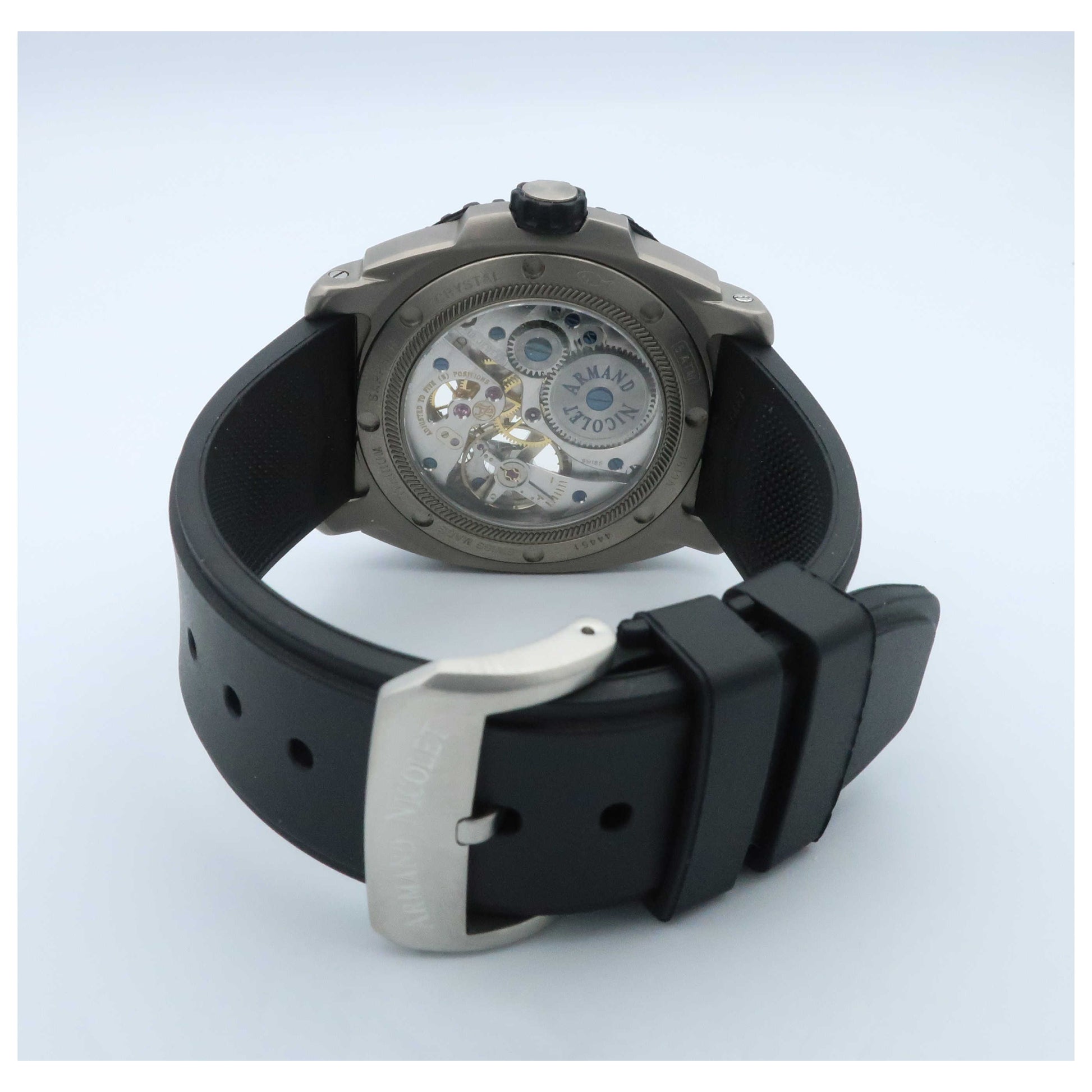 Armand Nicolet L09 Men's Manual-Wind Watch T619AGN-AG-G9610-SDV - Image #2