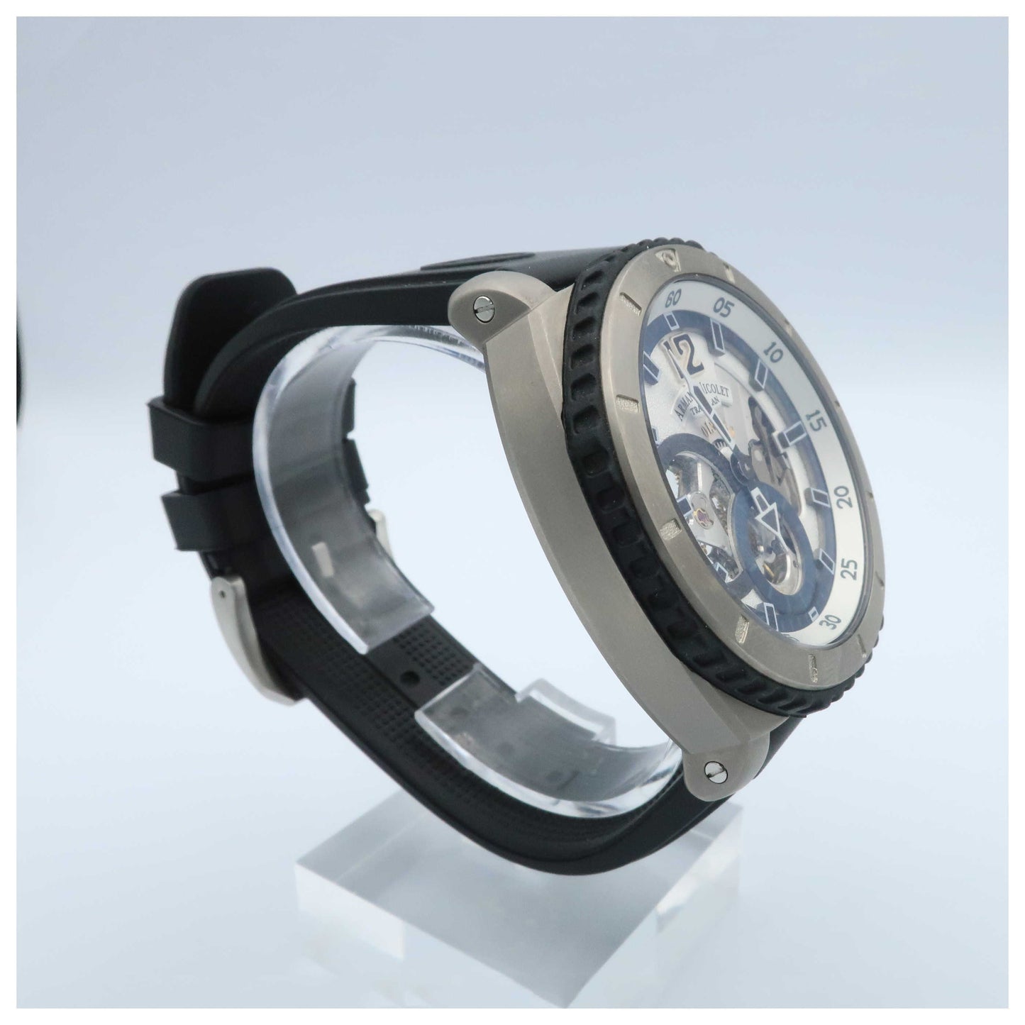 Armand Nicolet L09 Men's Manual-Wind Watch T619AGN-AG-G9610-SDV - Image #3