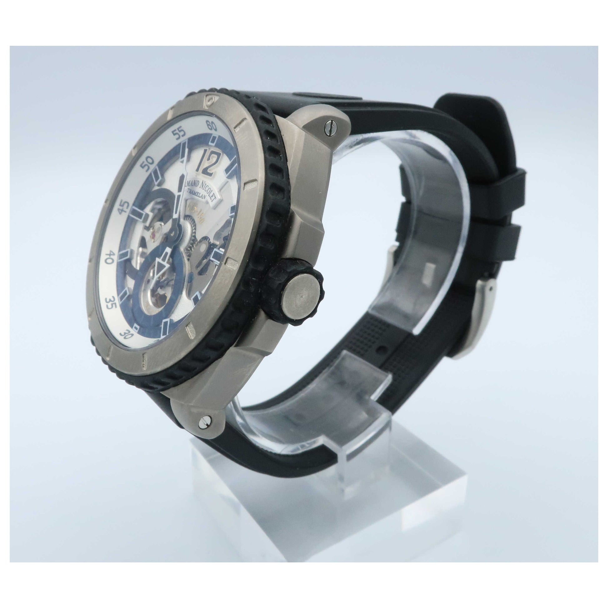 Armand Nicolet L09 Men's Manual-Wind Watch T619AGN-AG-G9610-SDV - Image #4