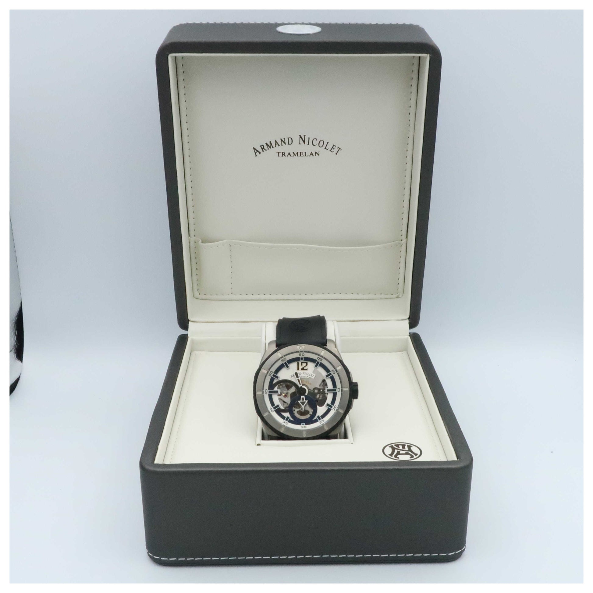 Armand Nicolet L09 Men's Manual-Wind Watch T619AGN-AG-G9610-SDV - Image #6