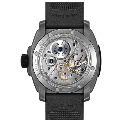Back view of Armand Nicolet L09 Men's Manual-Wind Watch T619AGN-AG-G9610