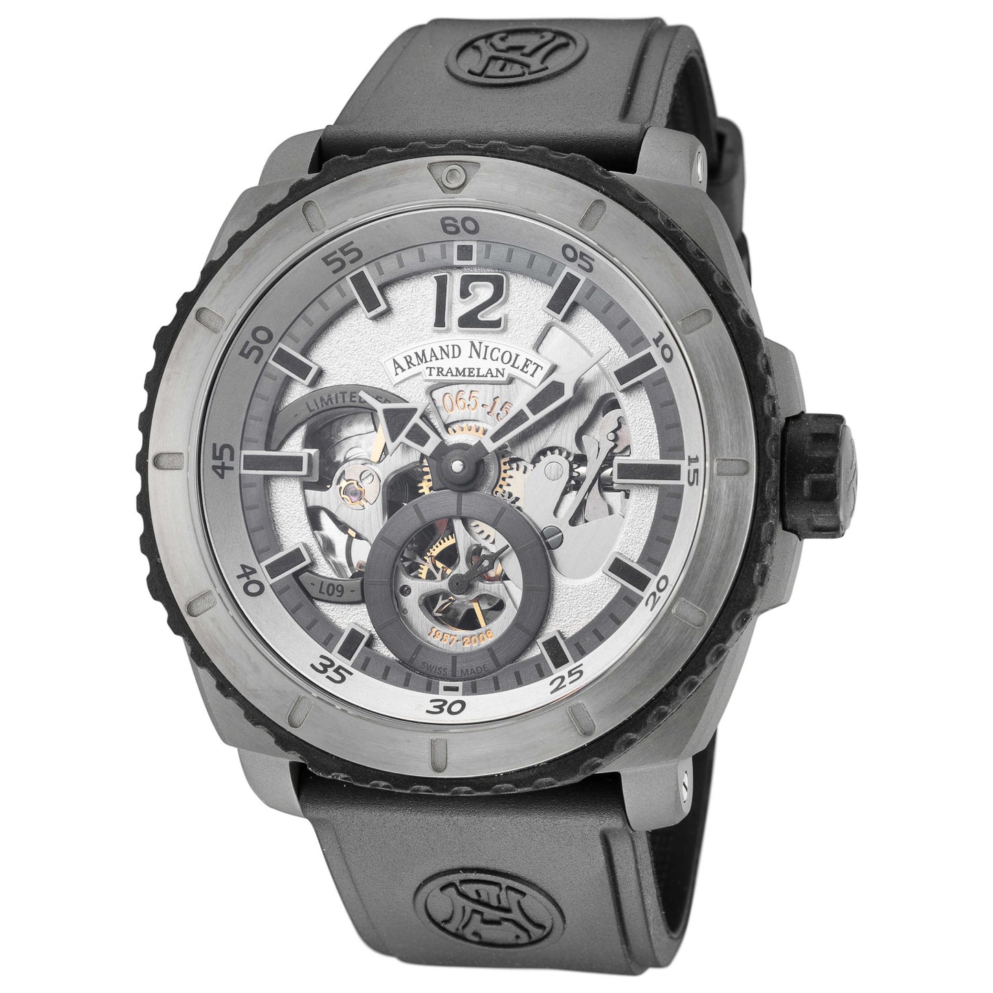 Front view of Armand Nicolet L09 Men's Manual-Wind Watch T619AGN-AG-G9610