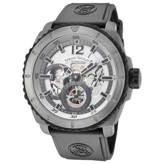 Front view of Armand Nicolet L09 Men's Manual-Wind Watch T619AGN-AG-G9610