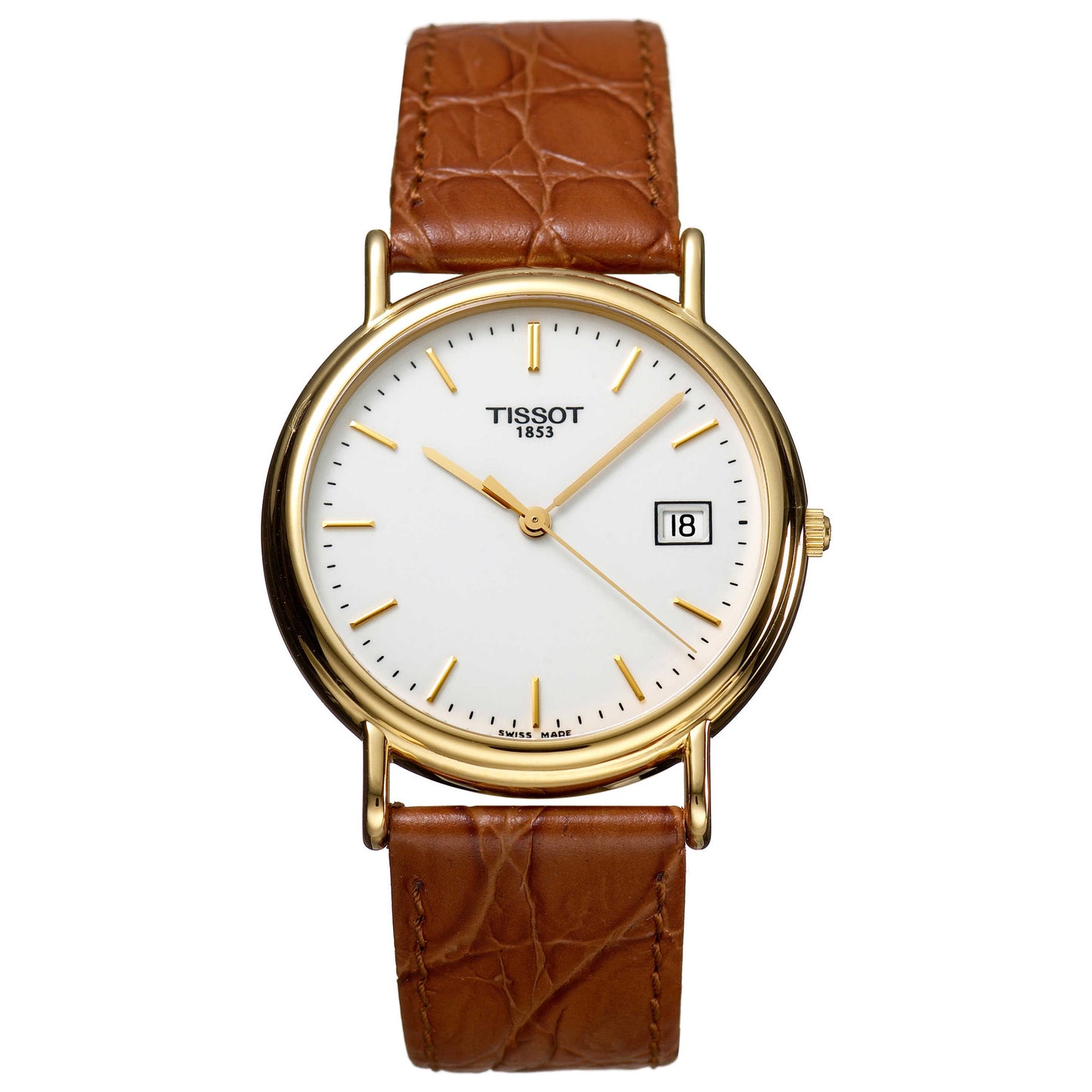 Front view of Tissot T-Gold Carson Men's Watch T71342911