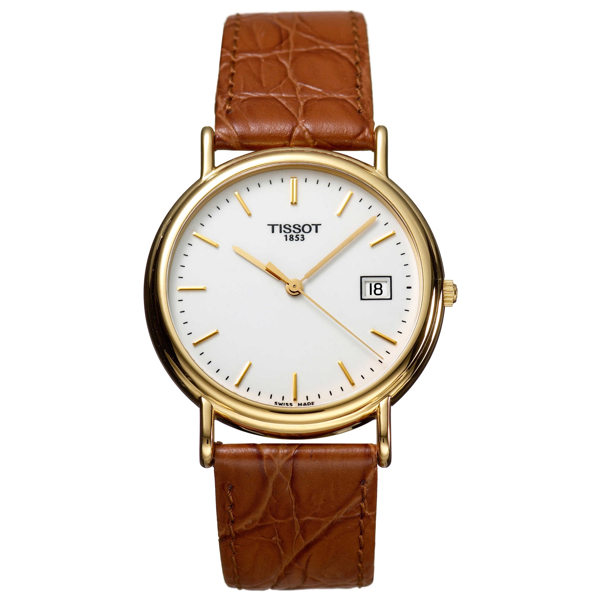 Front view of Tissot T-Gold Carson Men's Watch T71342911