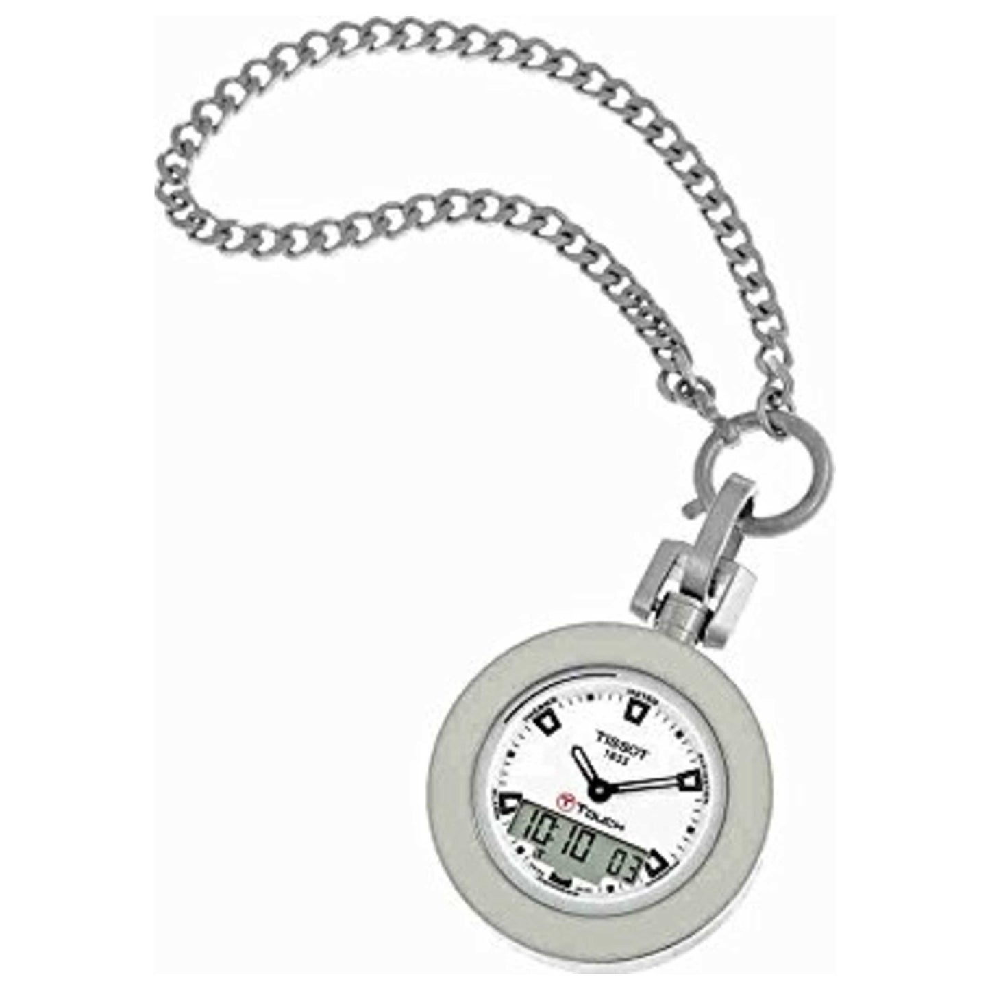 Front view of Tissot Pocket Touch Men's Quartz Watch T8574201901100