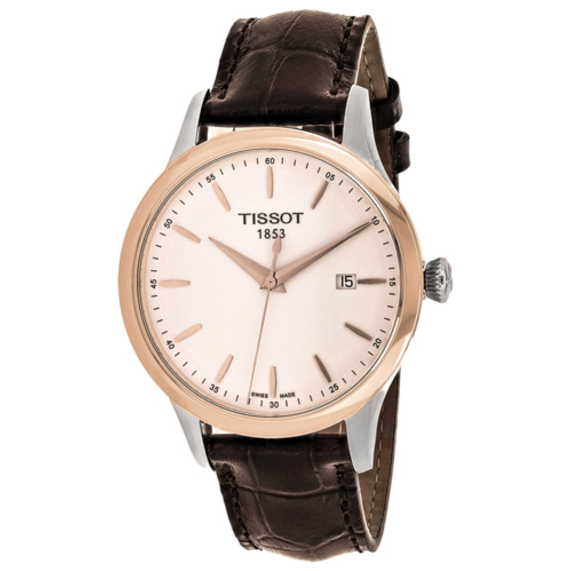 Front view of Tissot Classic Men's Quartz Watch T9124104601100
