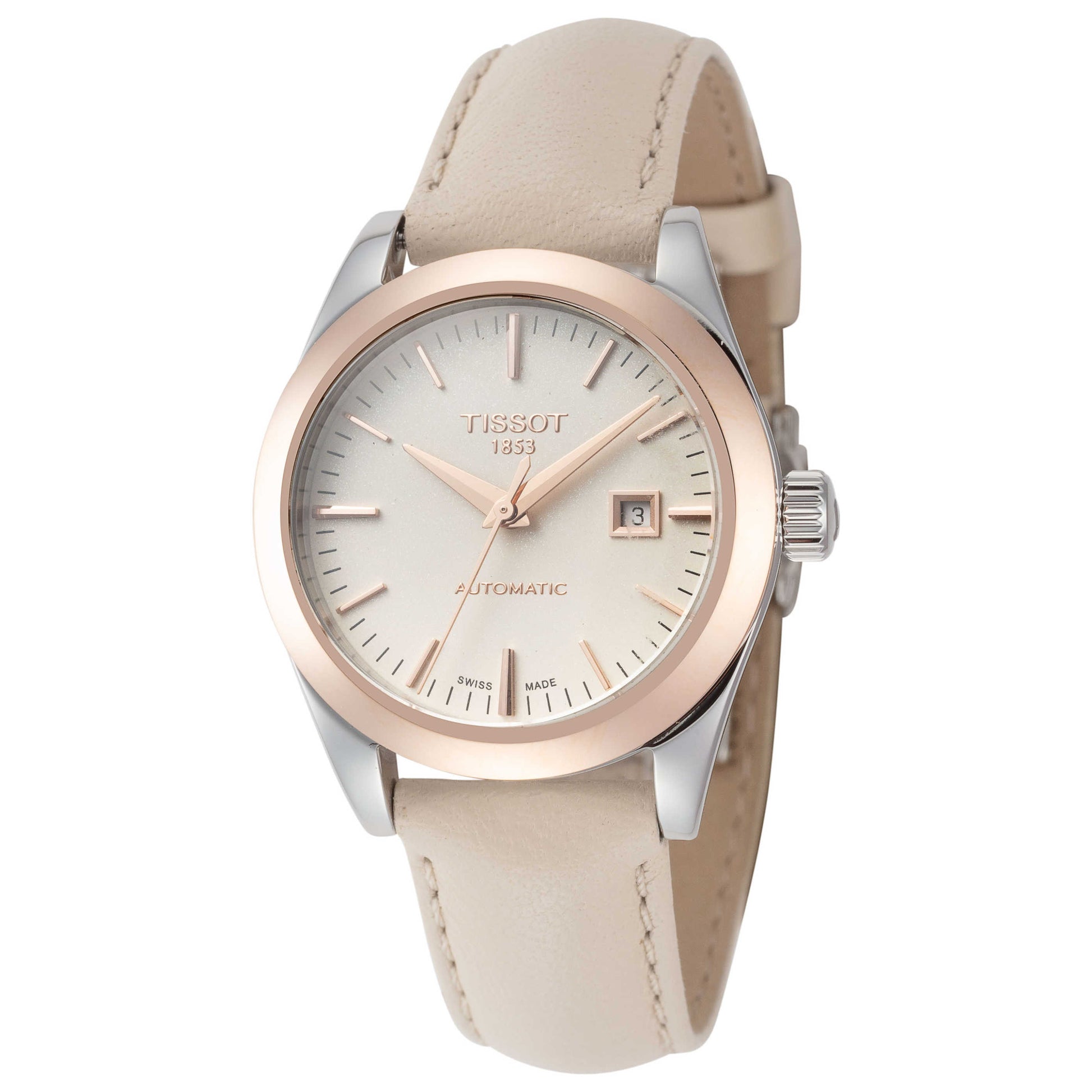 Front view of Tissot T-My Women's Automatic Watch T9300074626100