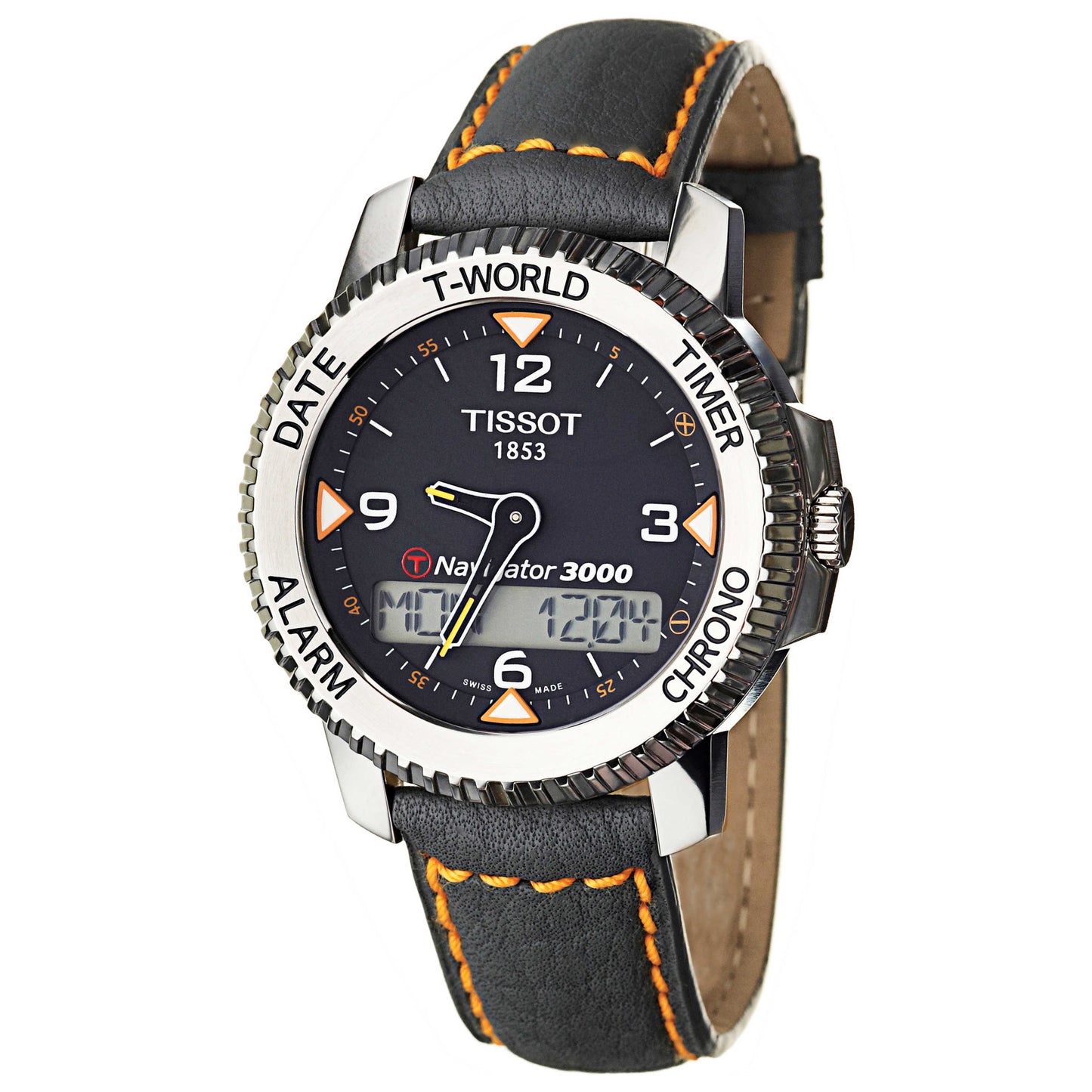 Front view of Tissot T-Navigator Men's Quartz Watch T96147832