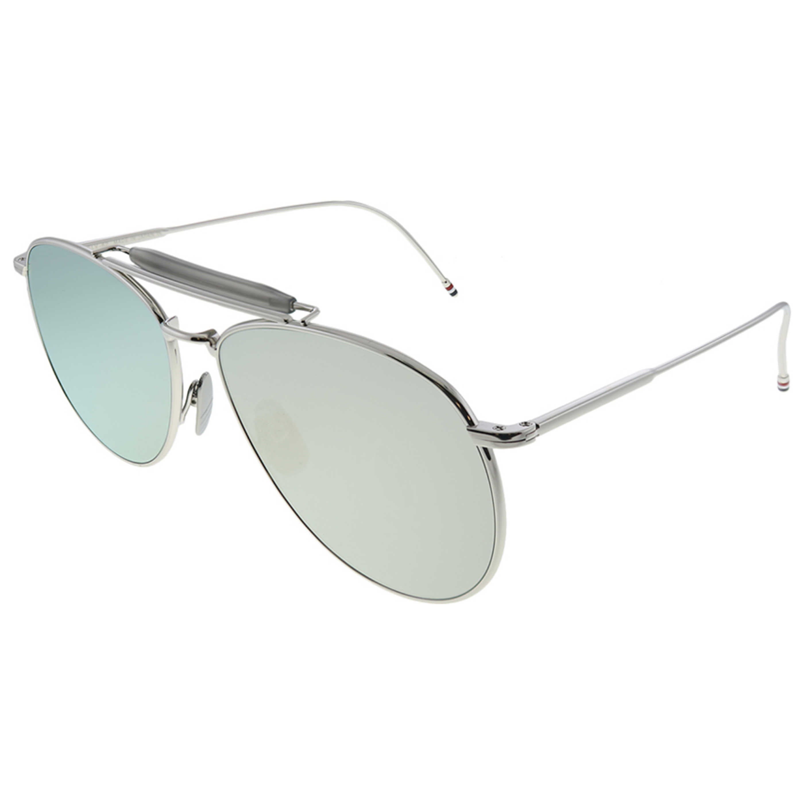 【国内正規品】THOM BROWNE TB-015-LTD-SLV-62 Thom Browne Unisex Sunglasses TB-015-LTD-SLV-62 – Ashford.com