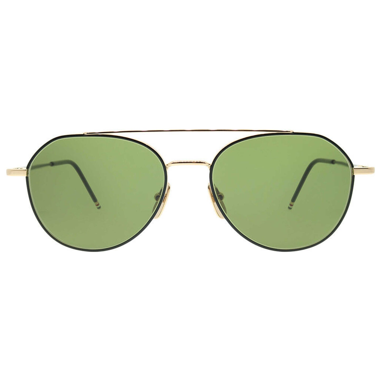 Thom Browne Fashion Unisex Sunglasses TB-105-A-BLK-GLD-55 - Image #2
