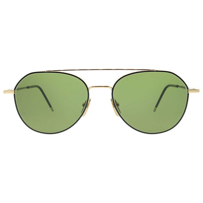 Thom Browne Fashion Unisex Sunglasses TB-105-A-BLK-GLD-55 - Image #2