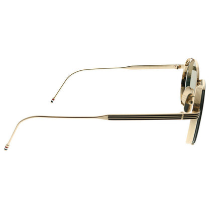 Thom Browne Fashion Unisex Sunglasses TB-106-A-BLK-GLD-50 - Image #4