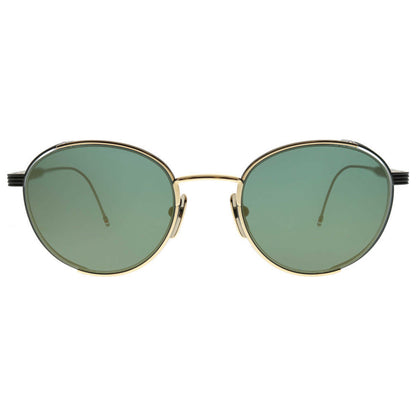 Thom Browne Fashion Unisex Sunglasses TB-106-D-GLD-BLK-50 - Image #2