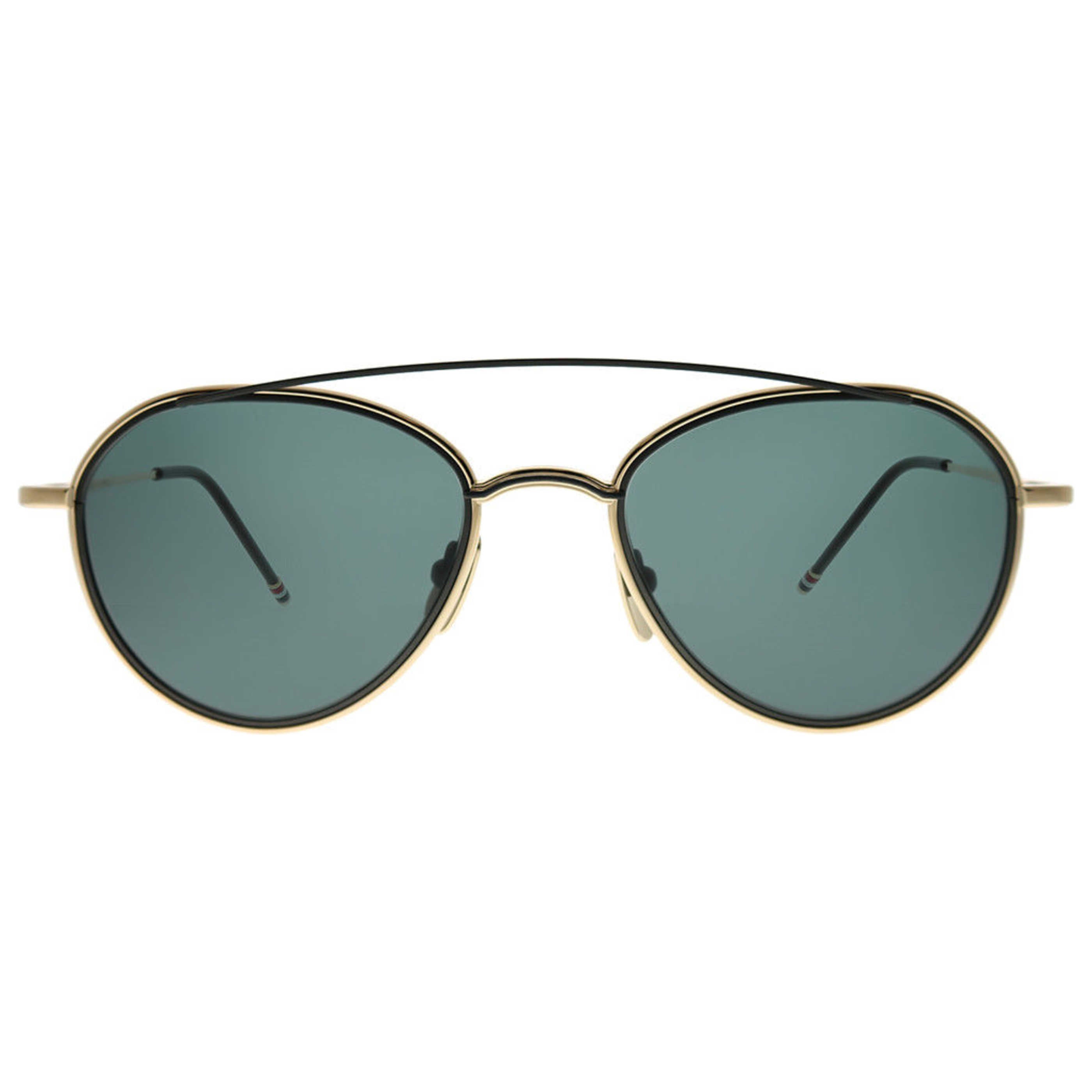 小物 THOM BROWNE TB 109 A GLD BLK 53size Thom Browne Unisex Sunglasses TB-109-A-T-GLD-BLK-53 – Ashford.com
