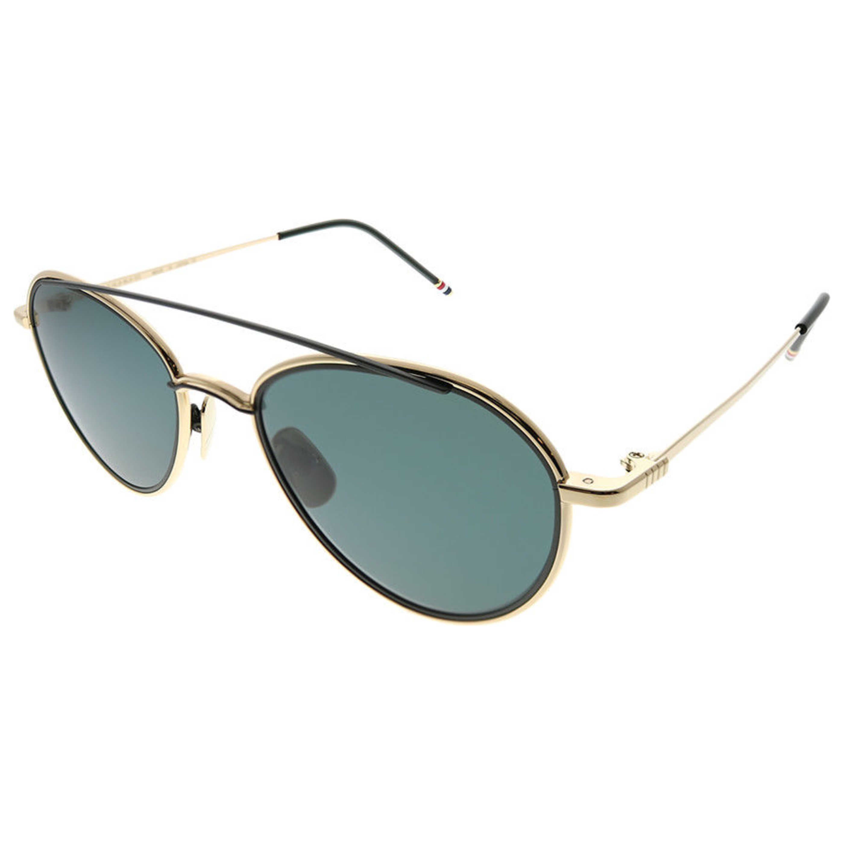 小物 THOM BROWNE TB 109 A GLD BLK 53size Thom Browne Unisex Sunglasses TB-109-A-T-GLD-BLK-53 – Ashford.com