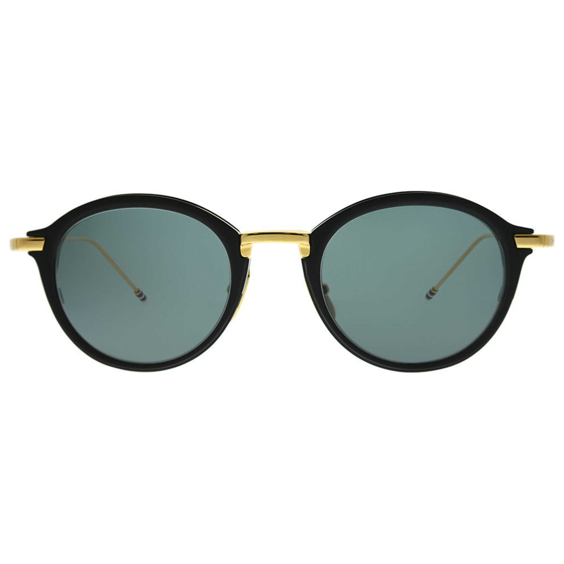 Thom Browne Fashion Unisex Sunglasses TB-110-A-T-BLK-GLD-48 - Image #2